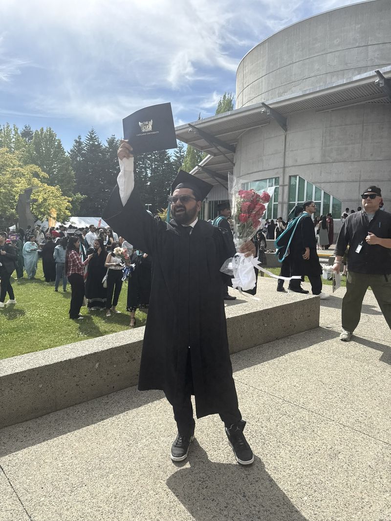 Lucky graduation